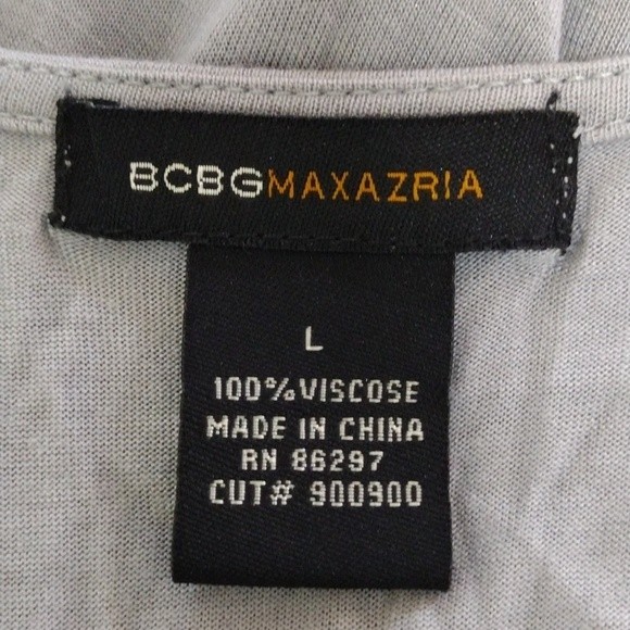 NWT BCBGMAXAZRIA Beaded Tunic Tank Top Mid-Thigh Casual Summer Dress Large - Picture 7 of 8